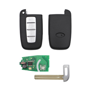 Ban đầu h-yundai <span class=keywords><strong>4</strong></span> nút 315 Mhz id46 chip thẻ thông minh từ xa chìa khóa xe điều khiển toy49 lưỡi fccid sy5hmfna04 - Product Image 2