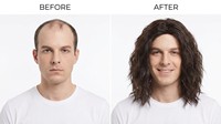 Nouvelle Arrivée Perruque Complète Homme Style Européen Américain Cheveux Synthétiques Raides Crépus avec Option de Couleur