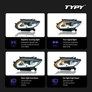 Conjunto de Faros Delanteros Originales TYPY a Precio de Mayoreo para Nissan X-TRAIL 2014-2016, Faros Delanteros Modificados de Actualización - Product Image 2