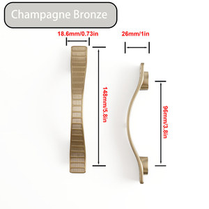 Zinc Alloy Cabinet Pulls Furniture Drawer Handles Single <strong>Knobs</strong> for Cupboard Wardrobe Dresser Cabinet Furniture Hardware Handle - Product Image 5