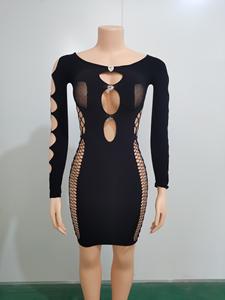 Zomer Klaar Om Trendy Prom Fashion Vrije Maat Dik Materiaal Diamant Vrouwen Jurk - Product Image 4