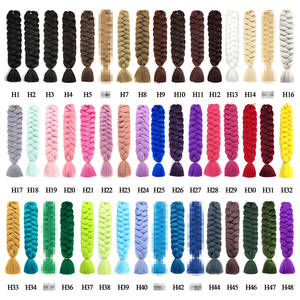 82 pulgadas <span class=keywords><strong>Jumbo</strong></span> trenzado de pelo Yaki suministro a granel sintético caja limpia extensión de trenza mezcla de pelo de ganchillo para trenza - Product Image 6