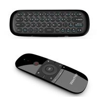 Souris Air W1 avec clavier, télécommande sans fil 2.4G avec code fixe pour Android TV BOX/projecteur/tablette/PC