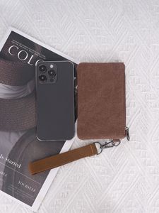 New Washed Canvas Coin Purse Wristlet Small <b>Zip</b> <b>Wallet</b> Key Card Holder Casual Mini Clutch Wholesale - Product Image 4