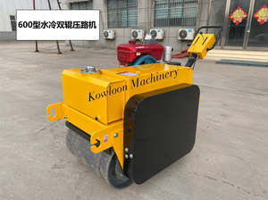 Nouveau rouleau à béton vibratoire à double tambour 600D 6HP avec moteur <span class=keywords><strong>Honda</strong></span>, force de compactage de 25KN, capacité de compactage de <span class=keywords><strong>30</strong></span>%, faible coût d'entretien - Product Image 5