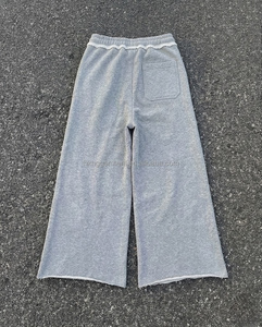Pantalon de survêtement pour homme, style décontracté, taille élastique avec cordon de serrage, 100% coton, pour l'entraînement et la gym - Product Image 2