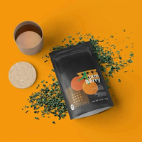 Kemasan Makanan Warna-warni Custom dengan Jendela Resleting, Murah, Dapat Didaur Ulang, 200g 250g 300g, Kantong Berdiri untuk Kue dan Permen