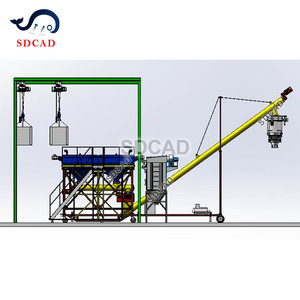 Desempacador de Cemento a Granel SDCAD CE ISO de Alta Calidad y Fácil Instalación, Dispositivo para Abrir Sacos de Cemento Jumbo - Product Image 5