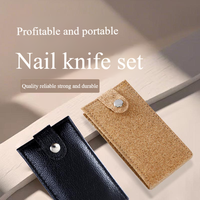 Ensemble de manucure pour bébés et femmes de qualité supérieure avec coupe-ongles 5 en 1 en acier au carbone durable, kit de soin des ongles professionnel en boîte