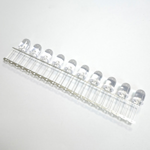 10 mét cường độ cao hiệu quả Led Chip <span class=keywords><strong>Diode</strong></span> F10 kép trắng siêu sáng ánh sáng phát ra thành phần hiệu suất cao - Product Image 3