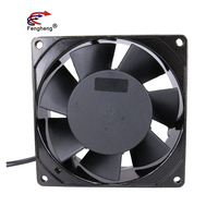 Fengheng — ventilateur à flux Axial étanche IP68, avec lame noire, 9238mm, 92x92x38mm, 12v/24v, JST, sans balais