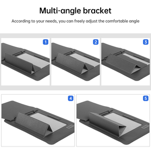 Bolso <span class=keywords><strong>ultraligero</strong></span> personalizado de gran capacidad para hombre y mujer, bolsa para ordenador portátil de cuero, 11, 12, 13, 14 y <span class=keywords><strong>2022</strong></span> pulgadas, novedad de 15,6 - Product Image 4