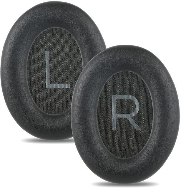 Replacement Ear Pads for Bose QuietComfort QC45 Headphones-Memory Foam & Protein Leather