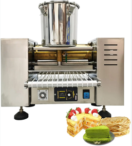 Máquina Motorizada Multifuncional para Hacer Crepas, Panqueques Chinos y Pasteles de Mil Capas - Acero Inoxidable de Grado Alimenticio - Product Image 1