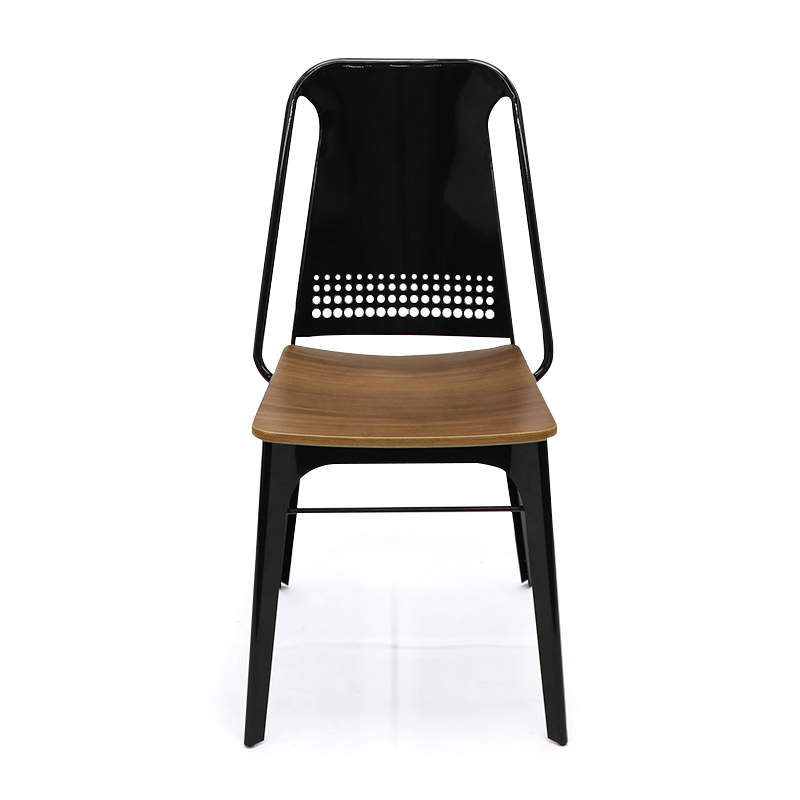 Stylish Restaurant Chair in Durable Black