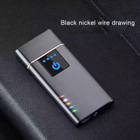 Briquets électroniques à arc laser personnalisés de haute qualité, design classique, rechargeables par USB, cadeaux d'affaires, briquet à cigarettes