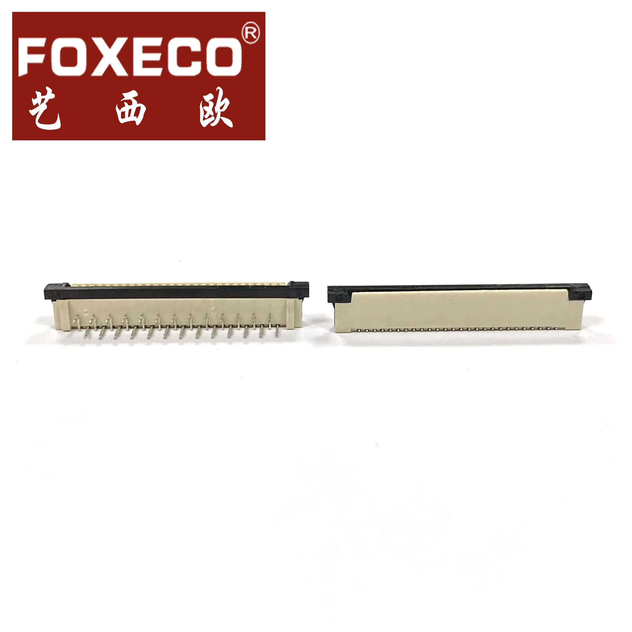 Foxecoカスタマイズzif fpcコネクタ工場卸売13直角fpc/ffcコネクタ高品質ラップトップボードコネクタ