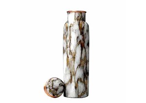 Botella de Agua de Cobre Martillado Auténtico 100% Cobre Puro 950 ML Diseño Clásico Ecológico para Tiendas de Salud - Product Image 6