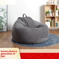 Fauteuil pouf moderne super mignon, confortable, pour chambre à coucher, appartement, fabrication en gros, ensemble