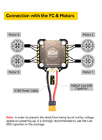SpeedyBee 60A 30x30 ESC 4 en 1 3-6S con Sintonización Inalámbrica del Motor BLHeli_S DSHOT600 y Disipador de Calor para Carreras FPV
