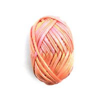 High Quality DIY Shiny Hooked Shimmer Metallic T Shirt Yarn Crochet Roll for Crocheting Bags
