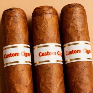 Étiquettes de cigares de luxe Magnm-50, anneaux de cigares en relief avec feuille d'or, anneaux de cigares en stock pour l'emballage des cigares - Product Image 3