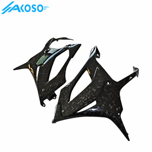แผ่นปิดใต้ท้องรถมอเตอร์ไซค์ AKOSO ทำจากคาร์บอนไฟเบอร์แท้ สำหรับ BMW <span class=keywords><strong>S1000RR</strong></span> M1000RR ปี 2020-2025 - Product Image 2