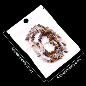 Collier en quartz rose irrégulier, pierres roulées de guérison en cristal, éclats d'améthyste pour cadeaux DIY – Ventes Flash - Product Image 2
