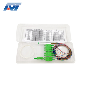 FTTH ไฟเบอร์ออปติกเกรดคุณภาพระดับผู้ให้บริการ ค่าการสูญเสียการแทรกต่ำ ค่าการสูญเสียการสะท้อนกลับสูง 1*8 ซิงเกิลโหมด PLC SC - Product Image 1