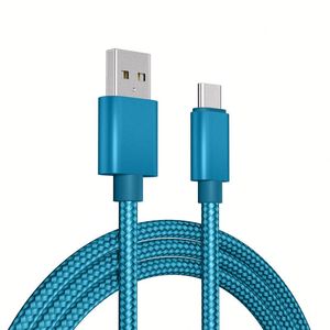 Wholesale <b>Type</b> <b>C</b> Charger <b>Cable</b> Premium Nylon Braid <b>Cable</b> Data Transfer USB-<b>C</b> Power Adapter Phone <b>Cable</b> - Product Image 1