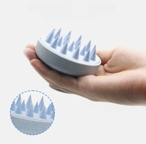 Brosse de massage jetable en plastique pour cuir chevelu, peigne de lavage des cheveux, brosse de massage corporel pour le bain, la douche et la coiffure en salon - Product Image 3