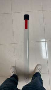 Poteau de guidage routier flexible en PVC réfléchissant blanc et jaune pour la signalisation routière - Product Image 4