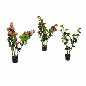 33.5พืชดอกคาเมลเลีย \ "6ชิ้น/ชุดพืชพรรณเทียม - Product Image 2