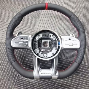 Volant de voiture en cuir style libellule pour <span class=keywords><strong>Mercedes</strong></span> Classe A/B/C/E, CLA/GLC/CLK/CLS/C200/Classe S/Classe G – Rétrofit - Product Image 2