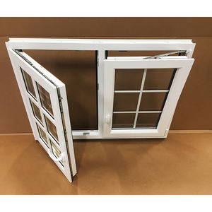 Fenêtres modernes nord-américaines en PVC <span class=keywords><strong>Fenêtre</strong></span> à battant à cadre <span class=keywords><strong>Fenêtre</strong></span> moderne à double vitrage UPVC <span class=keywords><strong>Fenêtre</strong></span> durable inclinable et tournante - Product Image 3
