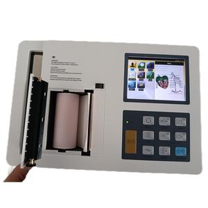 JZ-HEC6 xách tay 12 chì <span class=keywords><strong>ECG</strong></span> máy giá rẻ kỹ thuật số thú y giám sát thiết bị với <span class=keywords><strong>6</strong></span> kênh - Product Image 6