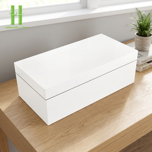 Venta al por mayor mejor precio caja de laca joyería personalizada alto brillo laca regalo de lujo caja de embalaje de joyería de madera OEM de Vietnam - Product Image 1