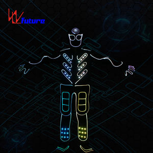 ชุดเต้นรำแสงไฟตรอนแบบออปติกสำหรับเด็กผู้ชายชุดงานปาร์ตี้ฮาโลวีนเรืองแสงชุดเต้นรำ WL-0149 - Product Image 4