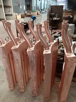 Piezas de Cobre Forjado de Alta Conductividad y Resistentes al Desgaste YUYOU, Anticorrosivas, para Hornos de Arco Eléctrico (EAF) y Hornos de Arco Sumergido