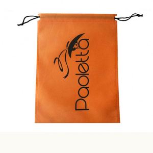 Sac en non-tissé personnalisé pour chaussures recyclées avec cordon de serrage - Product Image 3