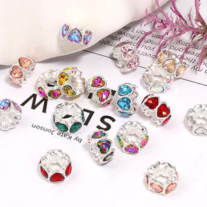 ลูกปัดปะเก็นคริสตัลรูปดาวห้าแฉกสีสันความรักสำหรับทำเครื่องประดับสร้อยข้อมือแบบทำมืออุปกรณ์เสริมสร้อยคอ - Product Image 1