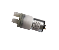 Petite pompe à diaphragme micro DC 12V OEM pour machine à café, distributeur d'eau, faible pression, débit 1,5-2 LPM, TCS 4,0W, personnalisable, blanche