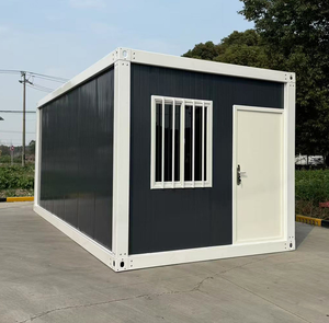 Z casa contenitore pieghevole casa prefabbricata nera espandibile <span class=keywords><strong>per</strong></span> Villa Hotel appartamento <span class=keywords><strong>in</strong></span> acciaio e <span class=keywords><strong>legno</strong></span> <span class=keywords><strong>in</strong></span> vendita - Product Image 3