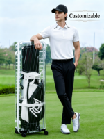 Sac de golf pour transport aérien - Housse de protection rigide transparente pour balles de golf homme/femme, valise à quatre roues, sac de transport aérien