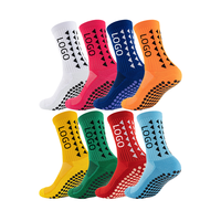 Calcetines Deportivos de Punto Antideslizantes con Puntos de Agarre para Yoga, Pilates, Gimnasio, Correr, Deportes de Otoño, para Adultos, Logotipo Personalizado OEM, 8 Colores, Venta al Por Mayor