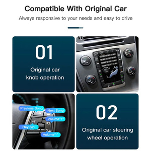 Interfaccia Wireless CarPlay Android Auto per <span class=keywords><strong>Volvo</strong></span> <span class=keywords><strong>S60</strong></span> XC60 V60 S80 V40, Adattatore CarPlay, Mirroring Wireless per Auto - Product Image 4
