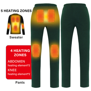 Set di biancheria intima riscaldata per adulti inverno neve Outdoor sport casa <span class=keywords><strong>abbigliamento</strong></span> <span class=keywords><strong>termico</strong></span> con Baselayer riscaldato - Product Image 3