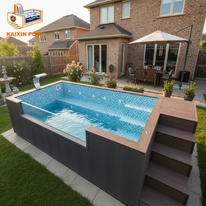 <span class=keywords><strong>Piscine</strong></span> hors sol en fibre de verre, modèle Sunlit Household, best-seller, avec <span class=keywords><strong>banc</strong></span> profond, Jacuzzi, Spa, pour 20 pieds de long, Azure Jet Swim, pour 40 pieds de long, pour patio et divertissement - Product Image 2