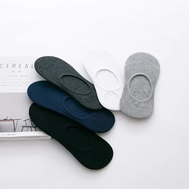 New Arrival Cotton Men Ankle Socks Low Cut Invisible No Show Socks Non Slip