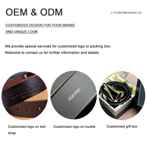 Ceintures à cliquet pour hommes en <span class=keywords><strong>cuir</strong></span> véritable décontracté multicolore <span class=keywords><strong>sans</strong></span> boucles - Product Image 6